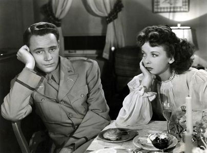 Ida Lupino and William Prince in Pillow to Post (1945)