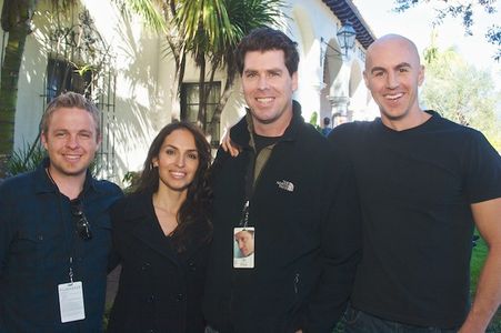 Jeff McElroy, Isabel Cueva, Chris Cashman and Douglas Tait at the Santa Barbara Int. Film Festival