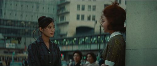 Miyuki Kuwano and Aki Morishima in Cruel Story of Youth (1960)