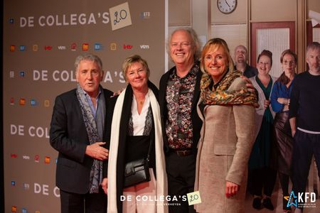 Johny Voners and his wife Annemie, with Guido De Craene and An Swartenbroekx