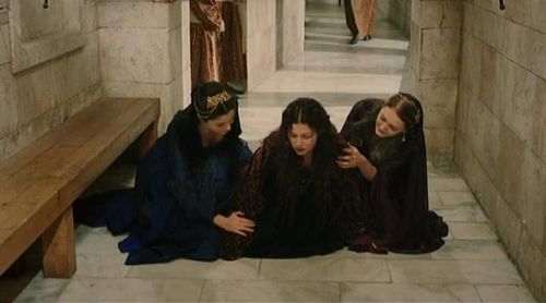 Deniz Çakir, Selma Ergeç, and Pinar Caglar Genctürk in The Magnificent Century (2011)