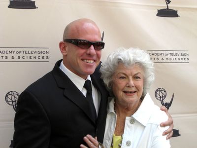 Tim Talman son of late actor Bill Talman here with the lovely Barbara Hale of the PERRY MASON series