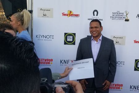 Benjamin Bryant on the red carpet for the 45th Daytime Emmys Nominee Reception at the Hollywood Museum in Los Angeles, C