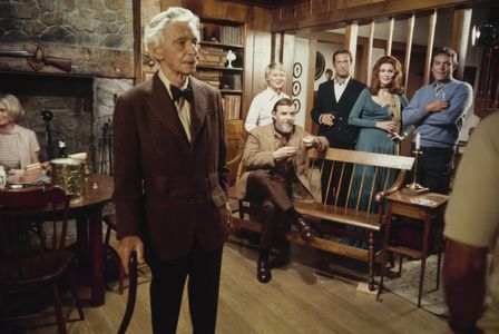 Lloyd Bochner, Patricia Barry, Paul Burke, Cyril Delevanti, Hope Lange, and Woodrow Parfrey in Crowhaven Farm (1970)