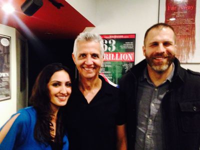 Actress, Reem Kadem (left),SAG Nominated actor, Jack Stehlin (center),and Screenwriter of 