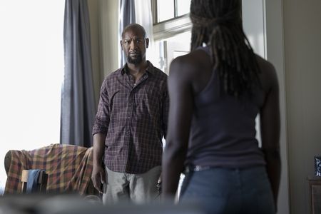 Danai Gurira and Kenric Green in The Walking Dead (2010)