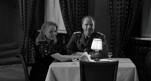 Agnieszka Krukówna and Friedrich von Thun in Schindler's List (1993)