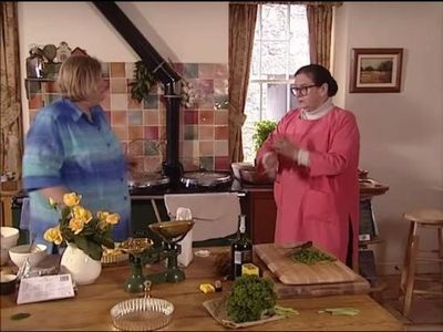 Clarissa Dickson Wright and Jennifer Paterson in Two Fat Ladies (1996)