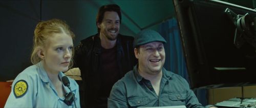 Jason Geary, Ian Meadows, and Meegan Warner in Scare Campaign (2016)