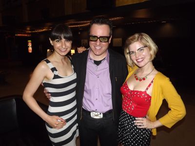 Hanging with director, Paul Bunnell & actress/filmmaker, Avital Ash at Dances with Films screening of 