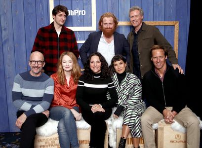 Julia Louis-Dreyfus, Miranda Otto, Will Ferrell, Nat Faxon, Jim Rash, Kristofer Hivju, Zach Woods, and Zoe Chao at an ev