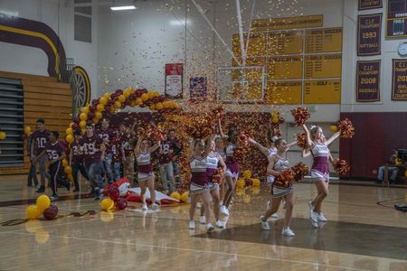 Taylor E. Parks, Alexandria DeBerry, and Savannah Lee May in The Secret Lives of Cheerleaders (2019)