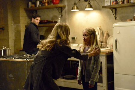 Claire Coffee, David Giuntoli, and Hannah R. Loyd in Grimm (2011)