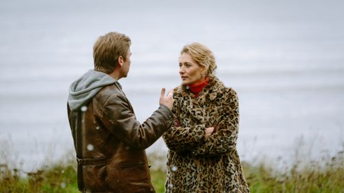 Indrek Ojari and Magdalena Poplawska in Rain (2020)