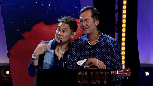 Isko Salvador and Teri Onor in Celebrity Bluff (2012)