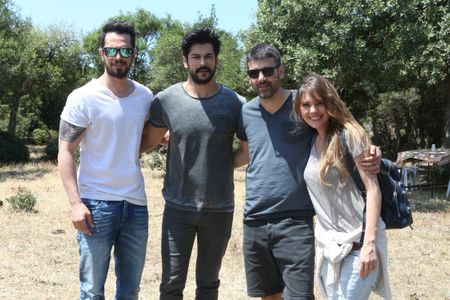 Mert Baykal, Asli Enver, Burak Özçivit, and Murat Boz in My Brother (2016)