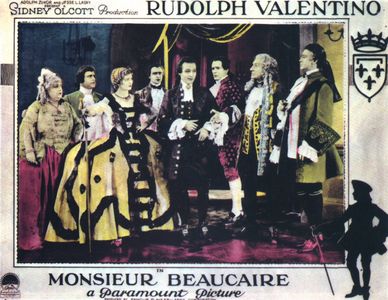 Bebe Daniels, John Davidson, Paulette Duval, Lowell Sherman, Rudolph Valentino, and Louis Waller in Monsieur Beaucaire (