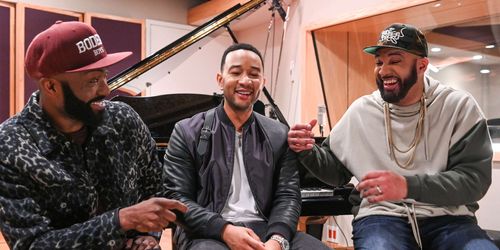 John Legend, The Kid Mero, and Desus Nice in Desus & Mero (2019)