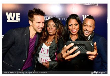 Joey Toth, Slomique Hawrylo, Omarosa Manigault, and Montré Burton attend the WEtv David Tutera's CELEBrations Premiere P