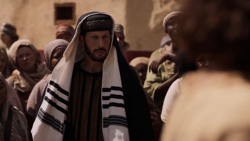 Philip Shahbaz as Rabbi Akiva in The Chosen.