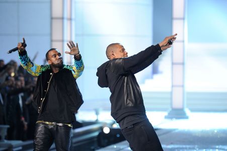 Jay-Z and Ye at an event for The Victoria's Secret Fashion Show (2011)