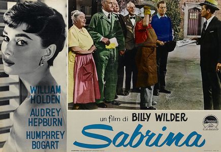 Audrey Hepburn, William Holden, John Williams, Marjorie Bennett, Chuck Hamilton, Marcel Hillaire, and Emory Parnell in S