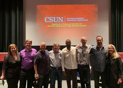 Moderating PGA Panel on Music in Film at CSUN on November 9, 2019