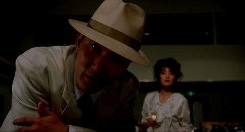 Fukumi Kuroda and Kôji Yakusho in Tampopo (1985)