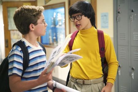 Sean Giambrone and Kenny Ridwan in The Goldbergs (2013)