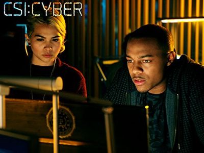 Shad Moss and Hayley Kiyoko in CSI: Cyber (2015)