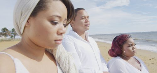 Tandrea Parrott, Benjamin Bryant, and Shanice Woodard in a still from Episode 8 of the fifth season of the Emmy-winning 