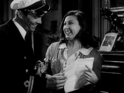 Naemi Briese and Birger Malmsten in A Ship to India (1947)