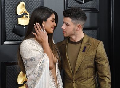 Priyanka Chopra Jonas and Nick Jonas at an event for The 62nd Annual Grammy Awards (2020)