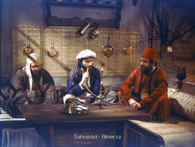 Arnost Goldflam, Miloslav Marsálek, and Vladimír Hauser in Sahrazád (1985)