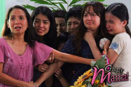 Jhiz Deocareza, Therese Malvar, David Remo, Bryce Eusebio, Inah de Belen, and Sofia Pablo in Oh, My Mama! (2016)