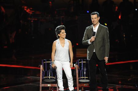 Carson Daly and Vicci Martinez in The Voice (2011)