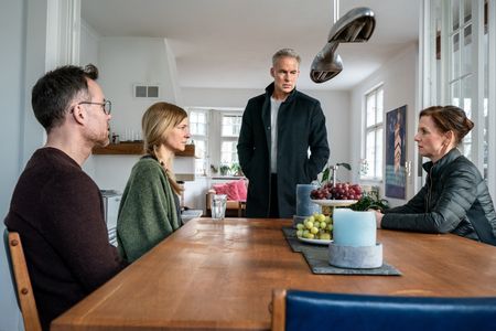 Marco Girnth, Bernhard Piesk, Birte Hanusrichter, and Isabella Bartdorff in Leipzig Homicide: Keine Rettung (2023)