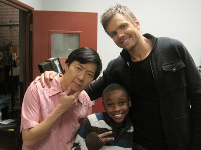 Ken Jeong, Joel McHale, and Curtis Harris