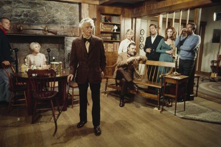 Lloyd Bochner, Patricia Barry, Paul Burke, Cyril Delevanti, Hope Lange, and Woodrow Parfrey in Crowhaven Farm (1970)