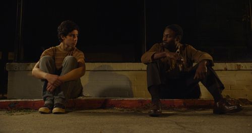 Still of Lorenzo James Henrie and Anslem Richardson in Warrior Road