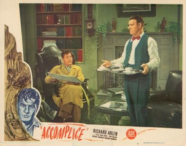 Richard Arlen and Tom Dugan in Accomplice (1946)