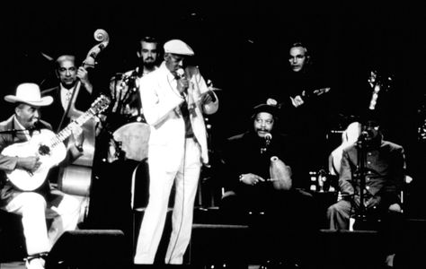 Joachim Cooder, Ry Cooder, Ibrahim Ferrer, Orlando 'Cachaíto' López, and Eliades Ochoa in Buena Vista Social Club (1999)