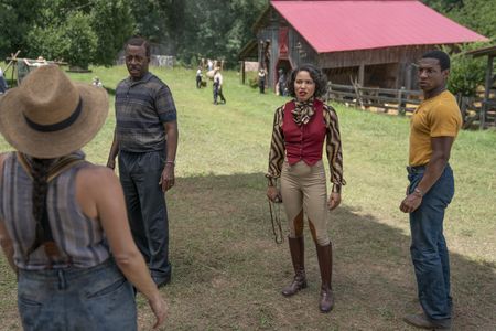 Courtney B. Vance, Jamie Neumann, Jurnee Smollett, and Jonathan Majors in Lovecraft Country (2020)