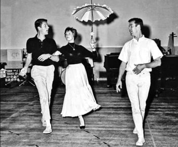 Julie Andrews, Dick Van Dyke, and Marc Breaux in Mary Poppins (1964)