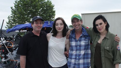 Rumer Willis, Emma Dumont, Rob Gardner, and William J. Viglione