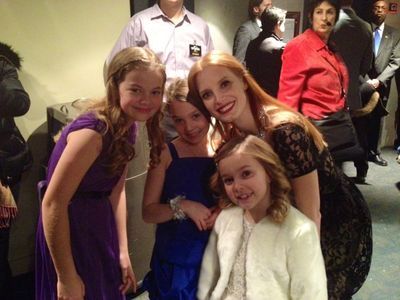 Megan Charpentier, Isabelle Nelisse, Jessica Chastain and Morgan McGarry