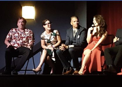 Valena Zitello speaking during film Q&A