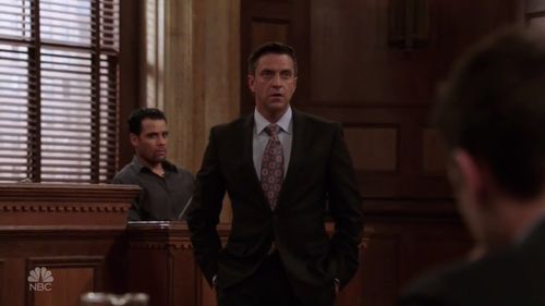 Gabriel Ellis as Diego Perez and Raul Esparza as Rafael Barba on Law & Order SVU, season 18 episode 5 