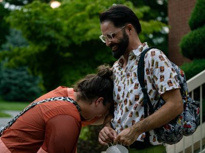 Matthew Campagna and Melissa D'Agostino in Paige Darcy and the Case of the Stoned Cat