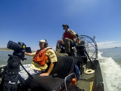 Shooting documentary at Salton Sea (2013)